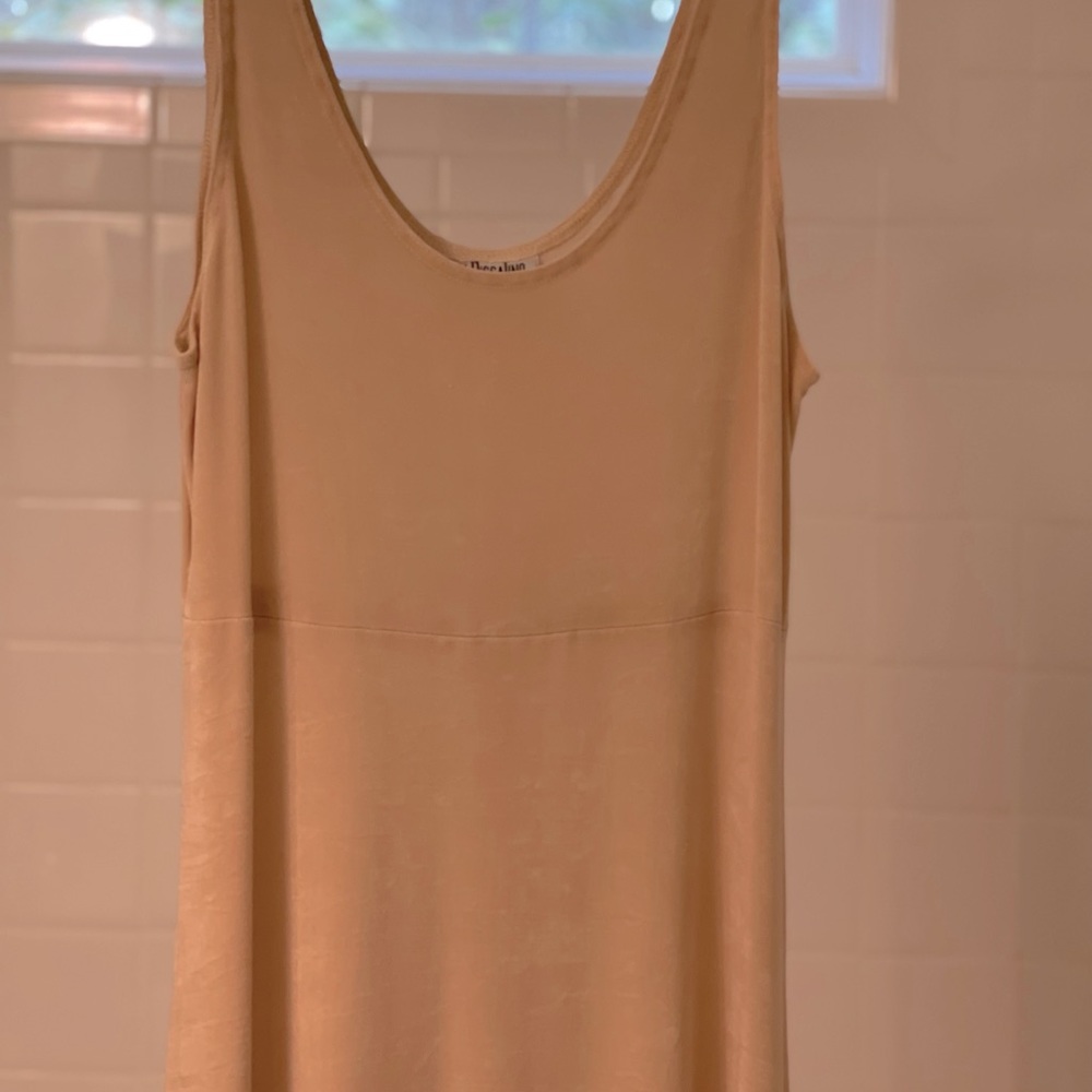 Nina Picolinno dress size M gold tank top style